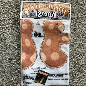 The Velveteen Rabbit Sew It Yourself Rag Toy